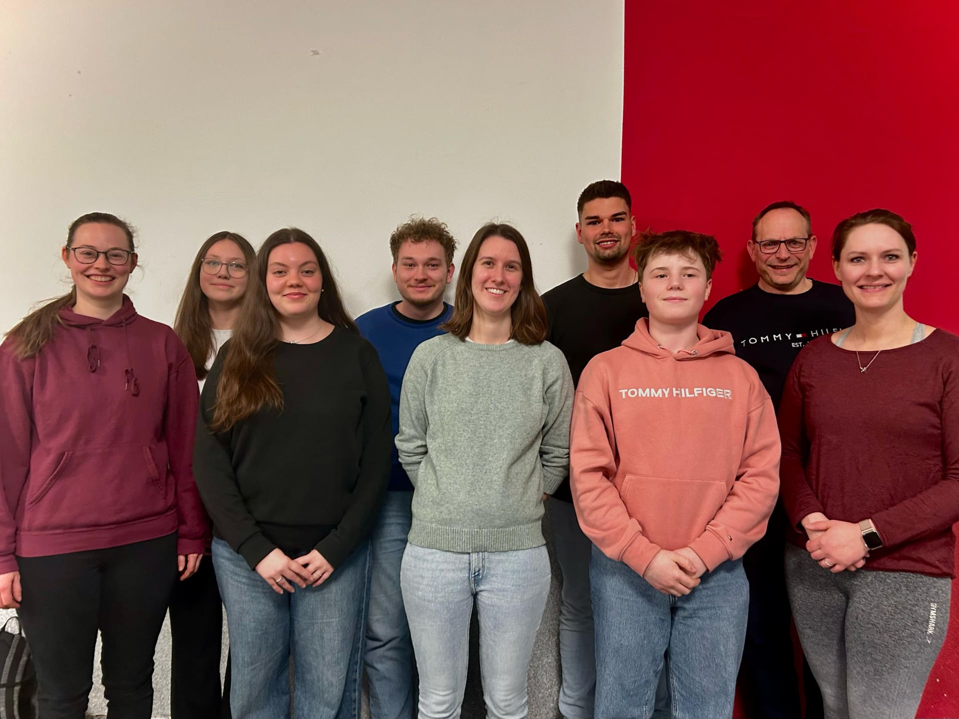 Der Vorstand der Jugend Brassband Quickborn, 2025