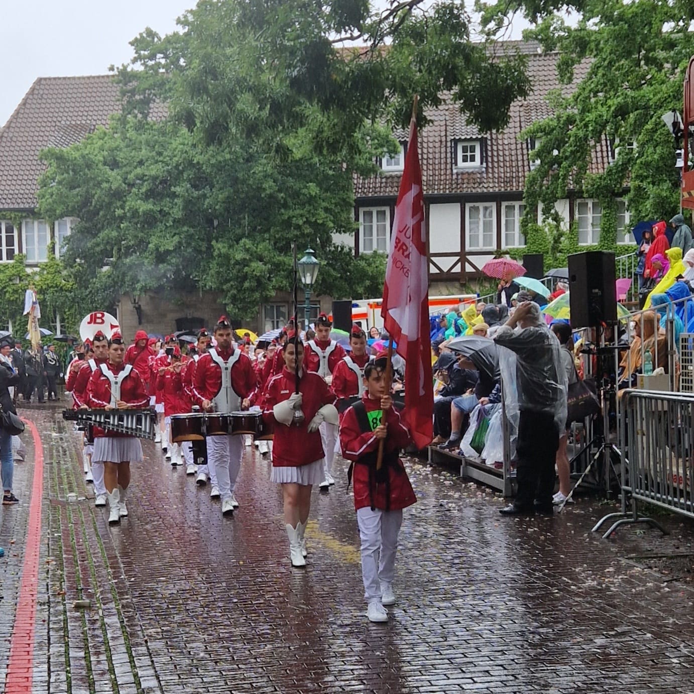 Die Band beim Schützenausmarsch in Hannover, 2024